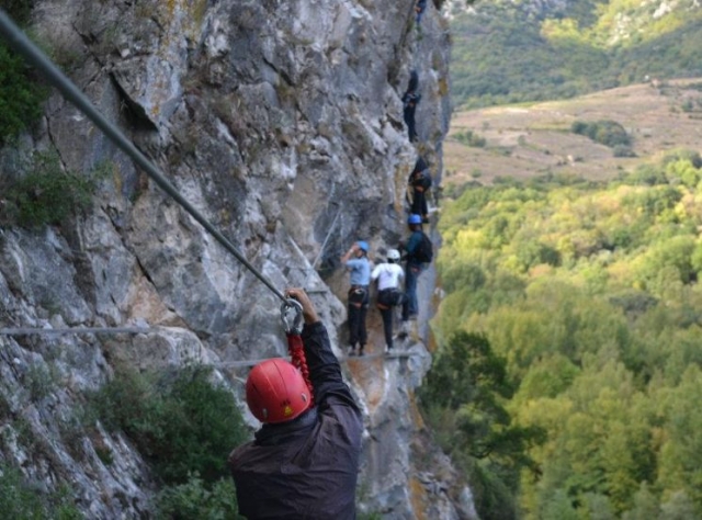 Ruta en la pared en el 34